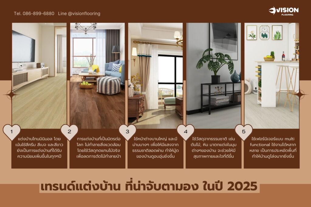 สรุป 5 เทรนด์แต่งบ้าน ที่น่าจับตามอง ในปี 2025